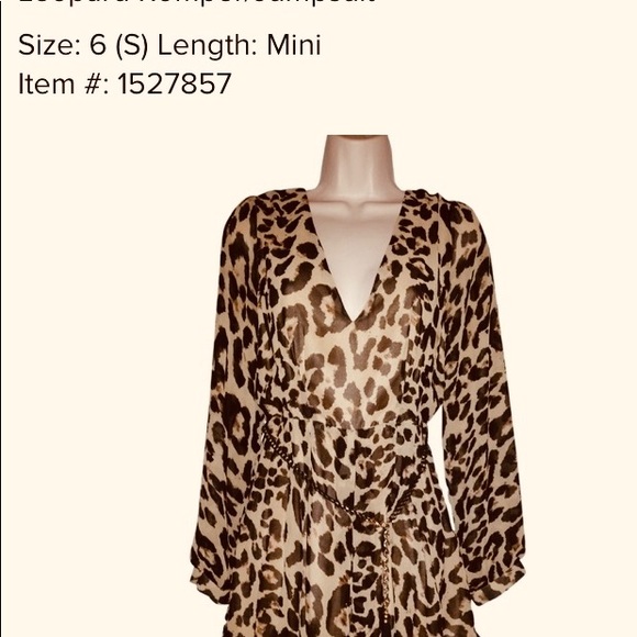 Xtaren Leopard mini jumpsuit. - Picture 4 of 4